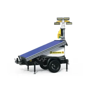 torre de iluminacao solar mtower fechada