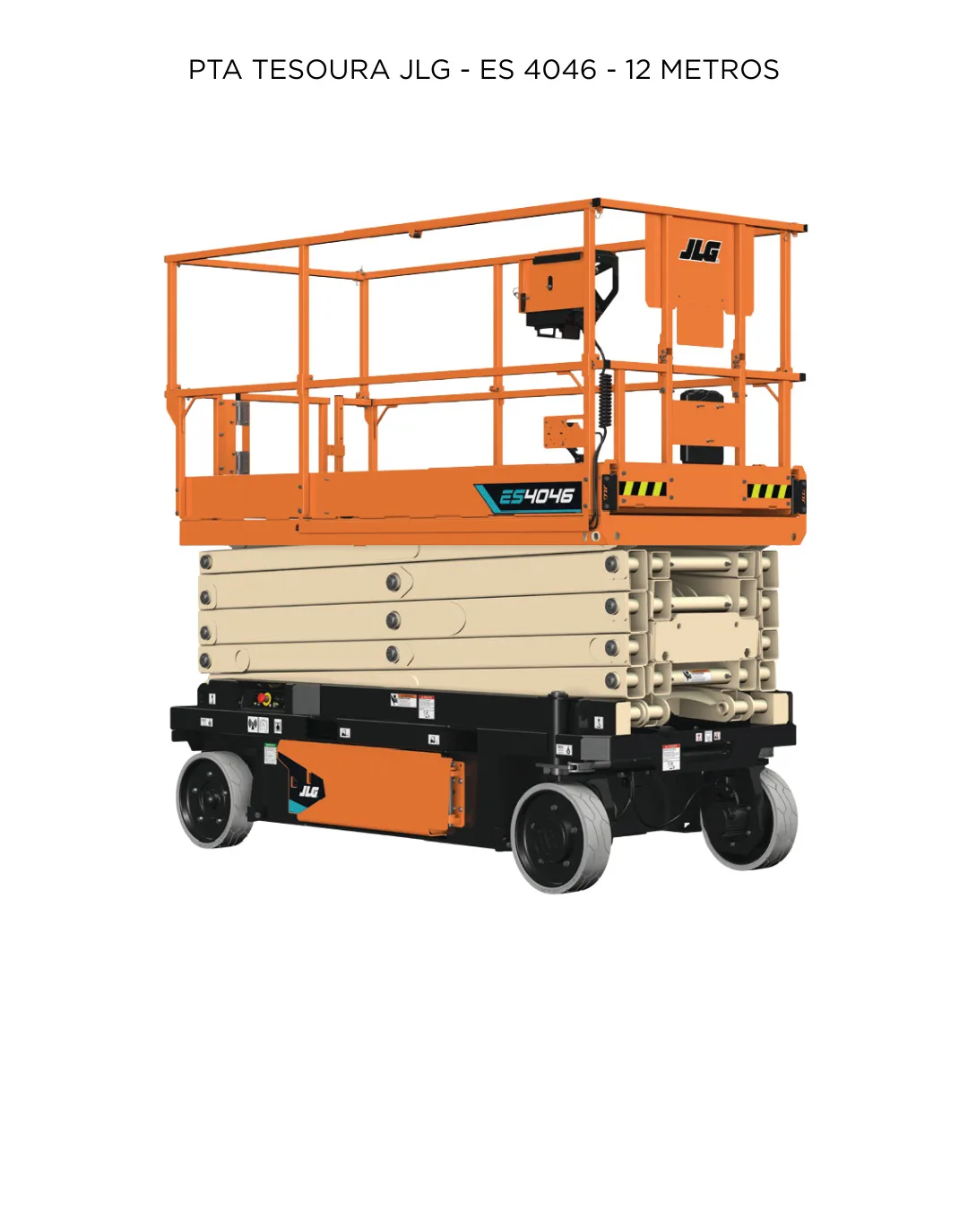 plataforma tesoura eletrica jlg es 4046 12m