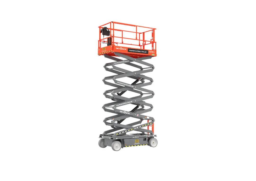 plataforma tesoura eletrica skyjack sj 4740 e 14m